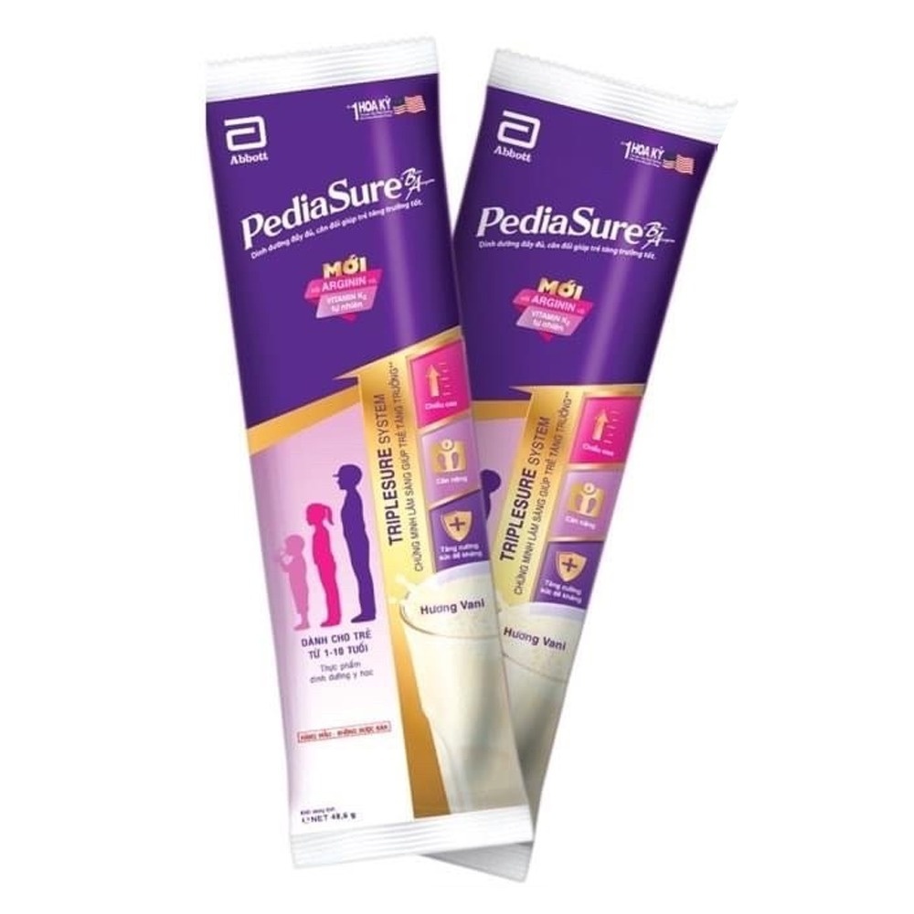 Sữa PediaSure BA 1600g vị vani ít ngọt cho bé 1-10 tuổi